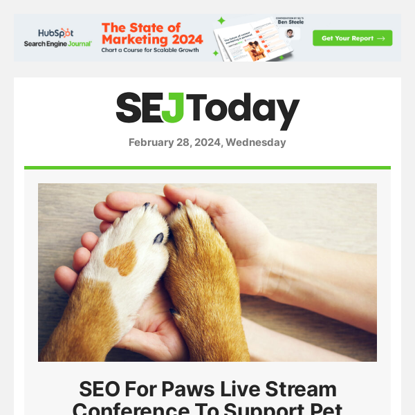 SEO For Paws Live Stream Conference To Support Pet Shelters In Ukraine
