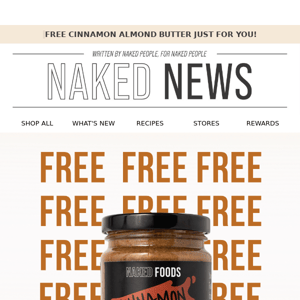 Get a Jar of Free Cinnamon Almond Butter! 🔥