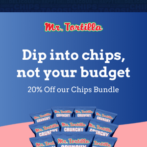 Get 20% off your keto-friendly Chip Bundle