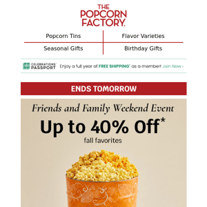 Save up to 40% on your favorite fall pop.