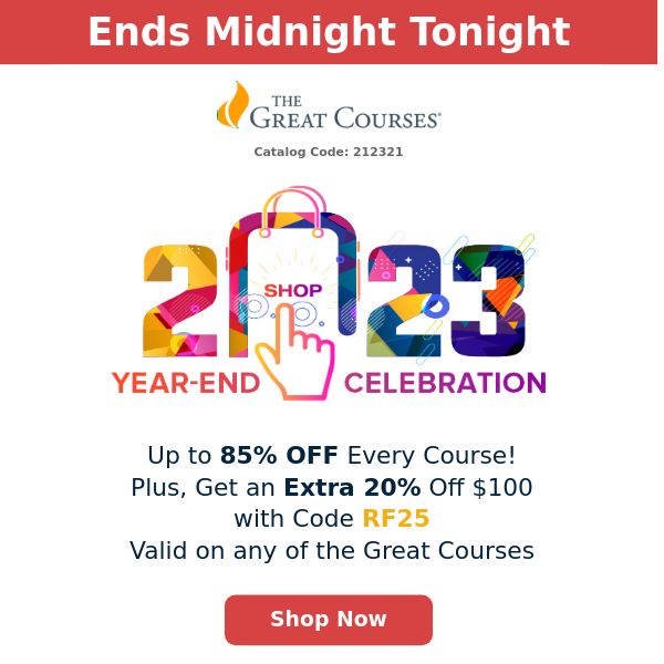 Ends Tonight - Save Up to 85% + 20% OFF!