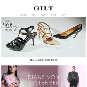 Designer Shoes: $699 Kates to Tributes