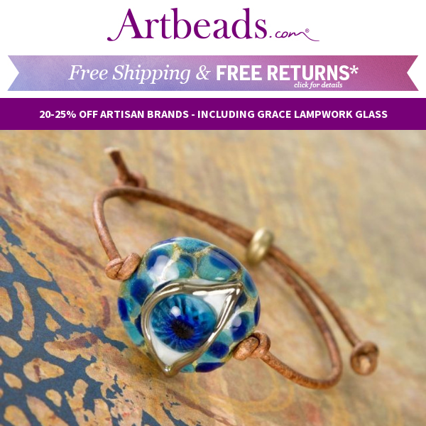 Grace Lampwork Artisan Beads 20-25% Off + Even More