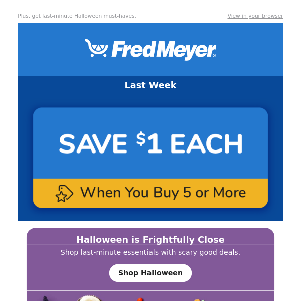 Promotions, Sales & Deals - Fred Meyer
