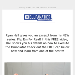 FREE Technique! Ryan Hall gifts you a FREE technique from his NEW instructional!