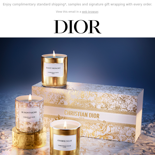 Treat the Candle Lover to Dior - Dior