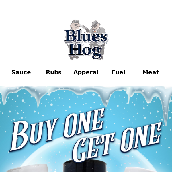 Blues Hog Rub Sale! Buy One, Get One "2 lb. Shakers"