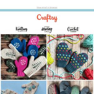 Christmas in July: 6 Free Mitten Patterns