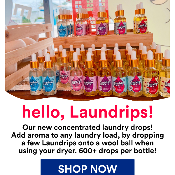 New! Concentrated Laundry Drops 🤯