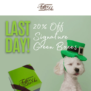 LAST DAY - Take 20% Off - SIGNATURE GREEN BOXES