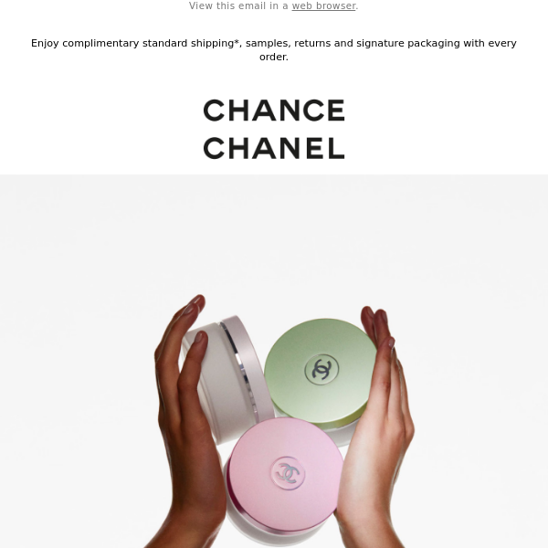 CHANCE Body Creams: A new way to take your CHANCE - Chanel
