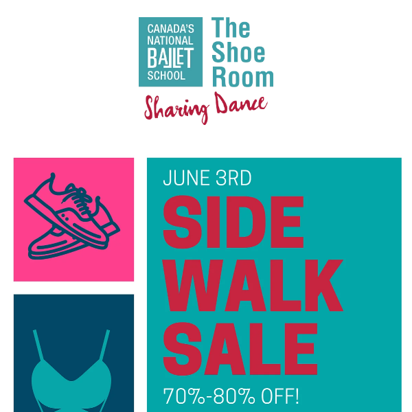 Join the NBS Block Party and save at The Shoe Room!