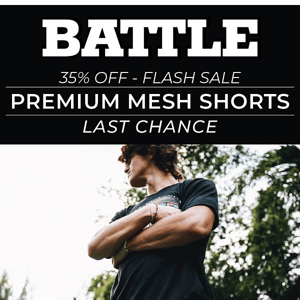 Flash Sale ENDS today! Premium Mesh Shorts...