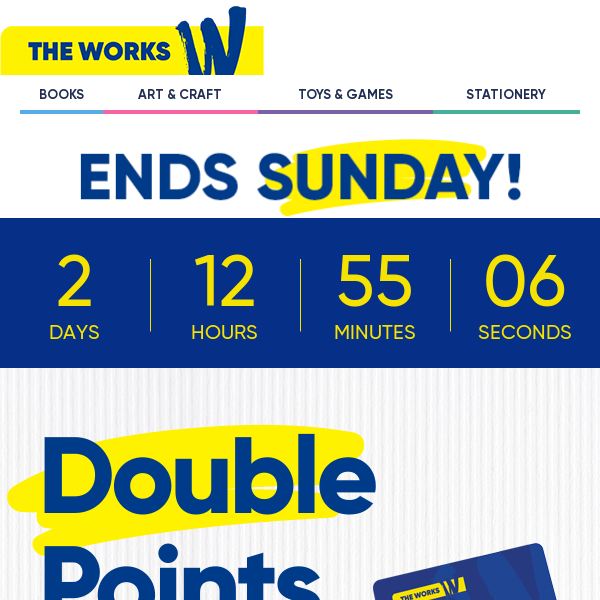✨Double points for loyalty members ends Sunday!✨