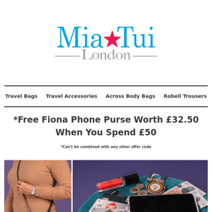 ❤️ Free Fiona Phone Purse When You Spend £50 ❤️