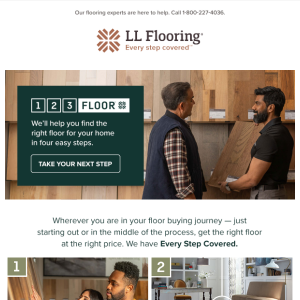 Floor Shopping—Simple as 1, 2, 3, Floor!