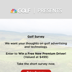 Want a new Driver? You're only a few questions away!