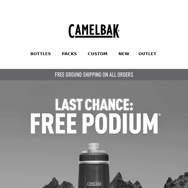 Last Call for a Free Podium + Up to 50% Off