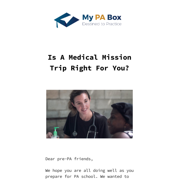 Is A Medical Mission Trip Right For You?