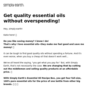 Essential Oils at an Honest Price!