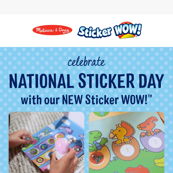 NEW Sticker WOW! Collection! - Melissa and Doug