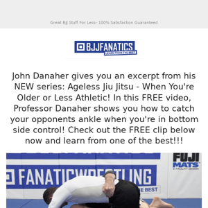 FREE Technique! John Danaher gifts you a FREE technique from his NEW instructional!