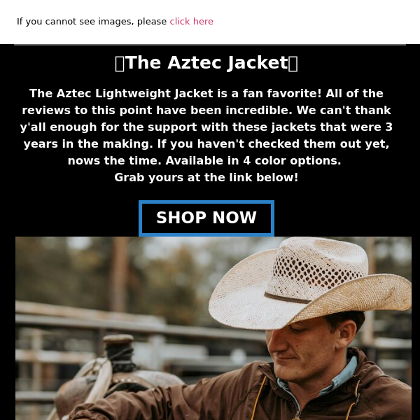 The Aztec Jacket is a fan favorite!