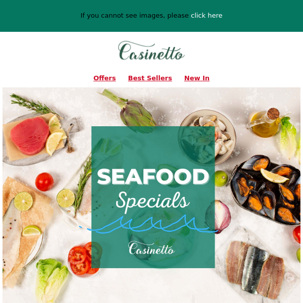 Seafood Specials - Salmon, Tune, Swordfish & more
