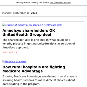 Amedisys shareholders OK UnitedHealth Group deal