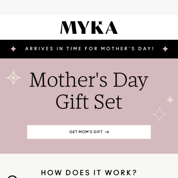 In Time for Mother's Day: MYKA's Gift Set