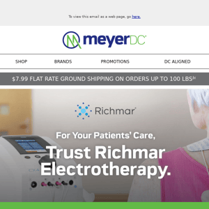 Help Patients Rehab & Recover with Superior Electrotherapy.