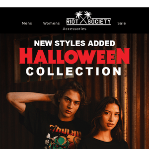 Get Ready for Halloween with Riot Society's Sale 🎃