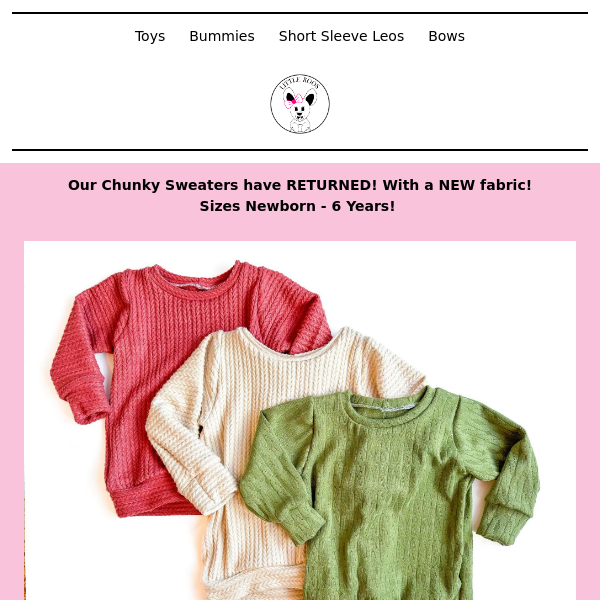 New Sweaters at Little Roos