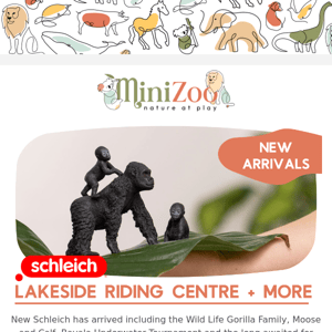 NEW Schleich Riding Centre & Wild Life Sets 🦍