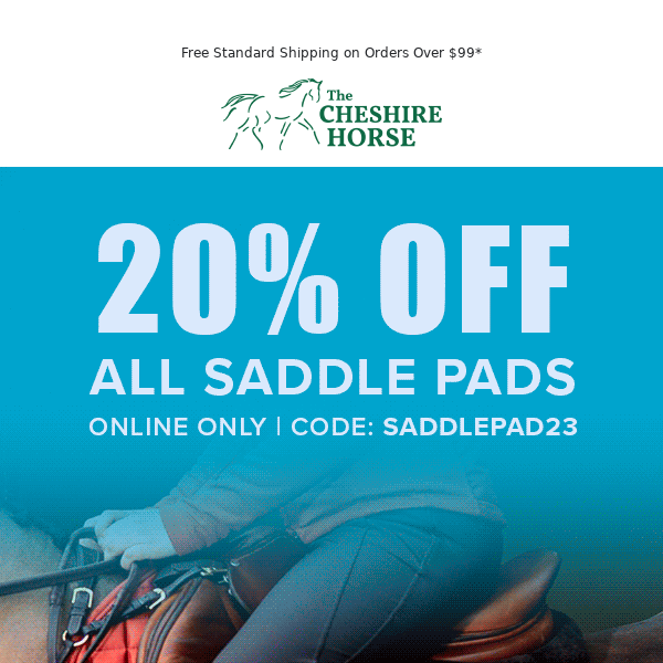 Saddle Up in Style - 20% Off Pads