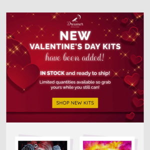 NEW VALENTINE'S DAY KITS have arrived! 😘