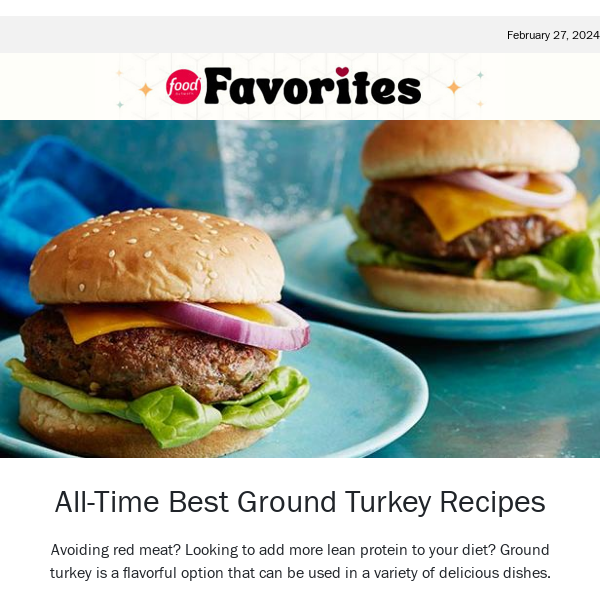 50 Ways to Use Ground Turkey + Heart-Healthy Recipes