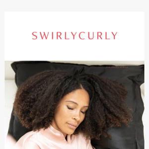 Pillowcase for you, Swirly Curly Hair!