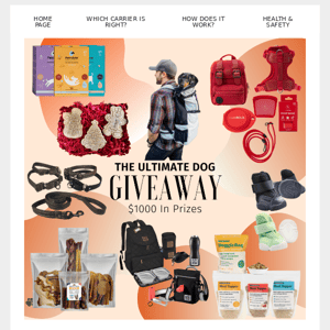 Enter the Ultimate Dog Giveaway!