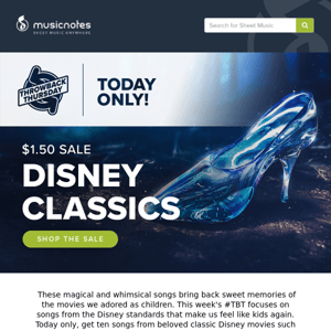 $1.50 Disney Classic Songs 🏰