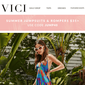 NEW Jumpsuits & Rompers Starting At Just $35