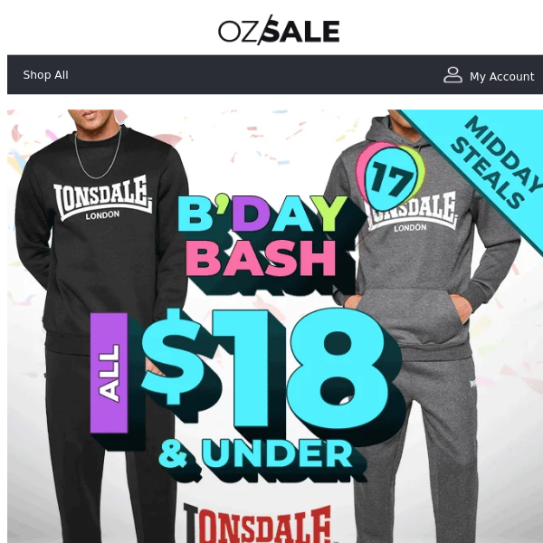 ALL $18 & Under 👉 Lonsdale Hoodies & Sweatshirts