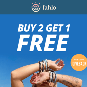 Your Refund is In... Buy 2 Bracelets, Get 1 FREE!