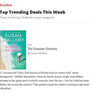 Top 10 ebook deals for you this week