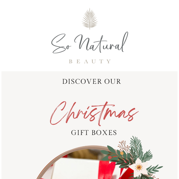 Discover our Christmas gift boxes