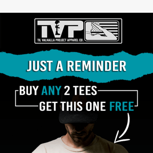 3 Easy Steps To Get Your Free Tee!