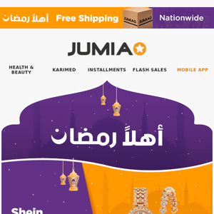 Buy More & Pay Less With Jumia💸 Check Ramadan Exclusive Deals and Order All Your Needs Now With Free Delivery🚚