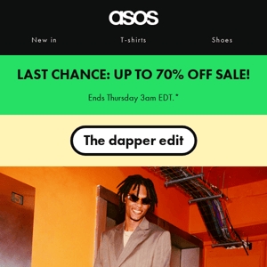 Ending soon! The up-to-70%-off Sale 💔🚨