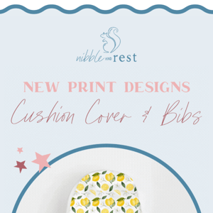 🍋 Brand NEW print designs!