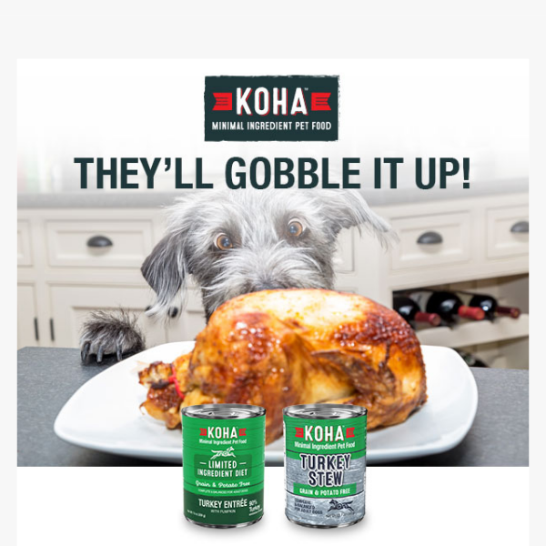 [EXTENDED] 15% OFF Turkey Stew and Entrée for Dogs